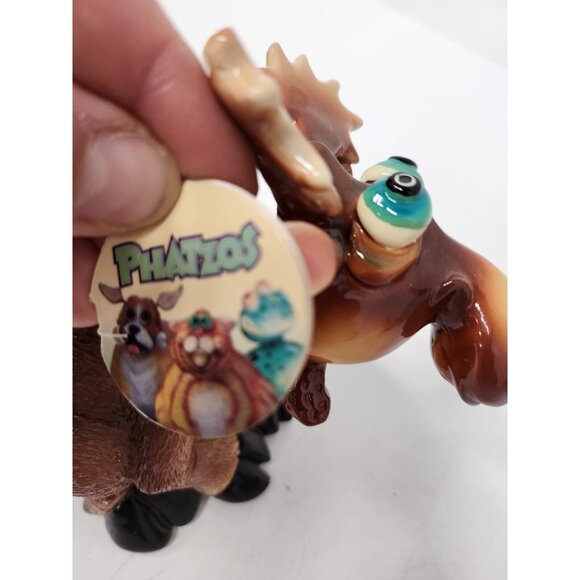 VTG Exhart Moose Wobbler Figurine Tim Twinkler Rare Geeky Gigglers Collection - Picture 7 of 12